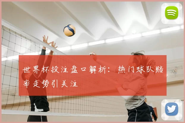 世界杯投注盘口解析：热门球队赔率走势引关注