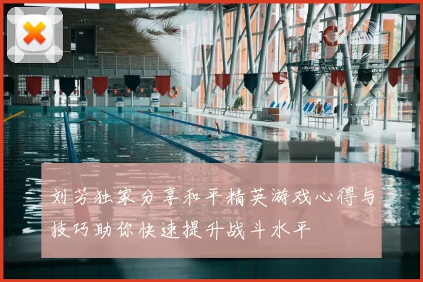 刘芳独家分享和平精英游戏心得与技巧助你快速提升战斗水平